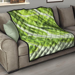 Chinese Cabbage Leaf Print Quilt