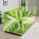 Chinese Cabbage Leaf Print Sofa Cover