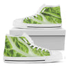 Chinese Cabbage Leaf Print White High Top Shoes