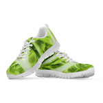 Chinese Cabbage Leaf Print White Sneakers