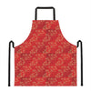 Chinese Cherry Blossom Pattern Print Apron