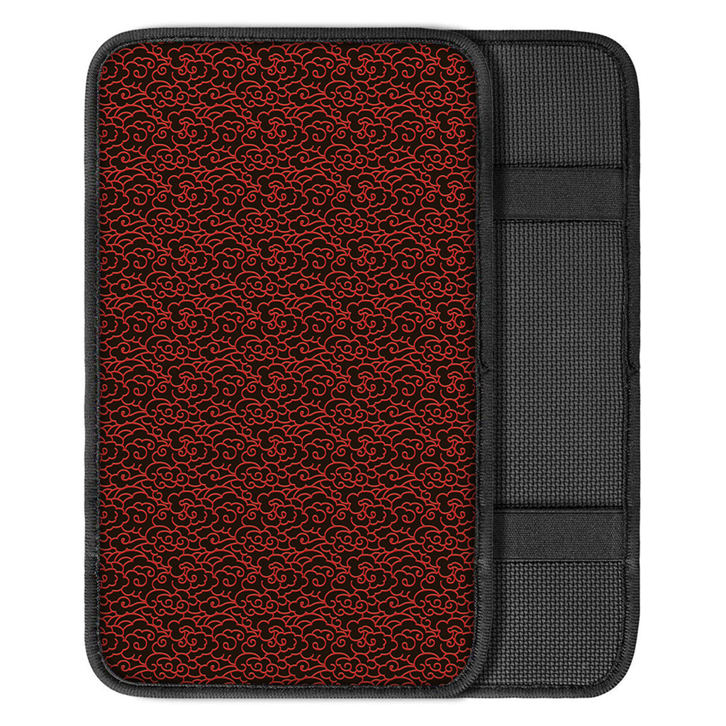 Chinese Cloud Pattern Print Car Center Console Cover