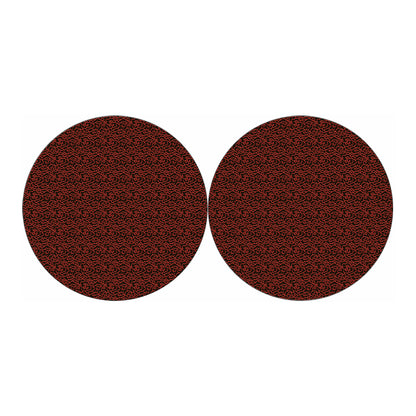 Chinese Cloud Pattern Print Car Coasters