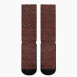 Chinese Cloud Pattern Print Crew Socks