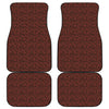 Chinese Cloud Pattern Print Front and Back Car Floor Mats