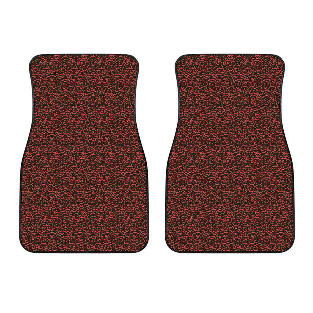 Chinese Cloud Pattern Print Front Car Floor Mats