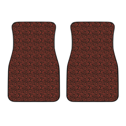 Chinese Cloud Pattern Print Front Car Floor Mats