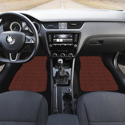 Chinese Cloud Pattern Print Front Car Floor Mats