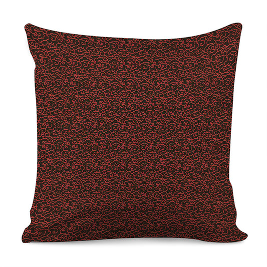 Chinese Cloud Pattern Print Pillow Cover