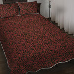 Chinese Cloud Pattern Print Quilt Bed Set