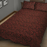 Chinese Cloud Pattern Print Quilt Bed Set