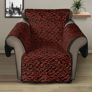 Chinese Cloud Pattern Print Recliner Protector