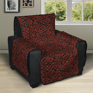 Chinese Cloud Pattern Print Recliner Protector