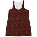 Chinese Cloud Pattern Print Women's Racerback Tank Top