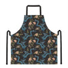 Chinese Dragon And Flower Pattern Print Apron