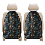 Chinese Dragon And Flower Pattern Print Car Seat Organizers