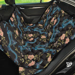 Chinese Dragon And Flower Pattern Print Pet Car Back Seat Cover