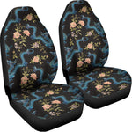 Chinese Dragon And Flower Pattern Print Universal Fit Car Seat Covers