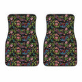 Chinese Dragon Flower Pattern Print Front Car Floor Mats