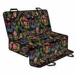 Chinese Dragon Flower Pattern Print Pet Car Back Seat Cover