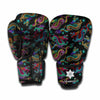 Chinese Dragon Pattern Print Boxing Gloves