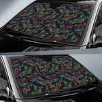 Chinese Dragon Pattern Print Car Sun Shade GearFrost