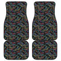 Chinese Dragon Pattern Print Front and Back Car Floor Mats