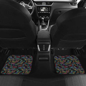 Chinese Dragon Pattern Print Front and Back Car Floor Mats