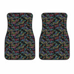 Chinese Dragon Pattern Print Front Car Floor Mats