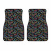 Chinese Dragon Pattern Print Front Car Floor Mats