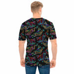 Chinese Dragon Pattern Print Men's T-Shirt