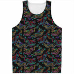 Chinese Dragon Pattern Print Men's Tank Top