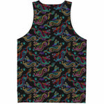 Chinese Dragon Pattern Print Men's Tank Top