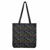 Chinese Dragon Pattern Print Tote Bag