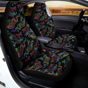 Chinese Dragon Pattern Print Universal Fit Car Seat Covers