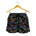 Chinese Dragon Pattern Print Women's Shorts