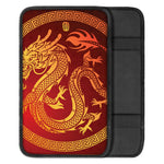 Chinese Dragon Zodiac Sign Print Car Center Console Cover
