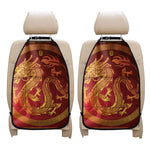 Chinese Dragon Zodiac Sign Print Car Seat Organizers