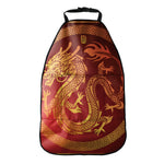 Chinese Dragon Zodiac Sign Print Car Seat Organizers