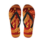 Chinese Dragon Zodiac Sign Print Flip Flops