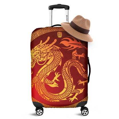 Chinese Dragon Zodiac Sign Print Luggage Cover