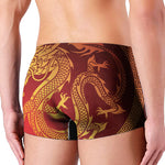Chinese Dragon Zodiac Sign Print Men's Boxer Briefs