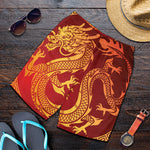 Chinese Dragon Zodiac Sign Print Men's Shorts