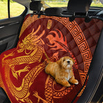 Chinese Dragon Zodiac Sign Print Pet Car Back Seat Cover