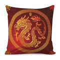 Chinese Dragon Zodiac Sign Print Pillow Cover