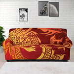 Chinese Dragon Zodiac Sign Print Sofa Cover