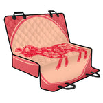 Chinese Flower Ox Zodiac Print Pet Car Back Seat Cover