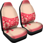 Chinese Flower Ox Zodiac Print Universal Fit Car Seat Covers