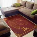 Chinese Horoscope Ox Sign Print Floor Mat