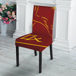 Chinese Horoscope Ox Sign Print Dining Chair Slipcover